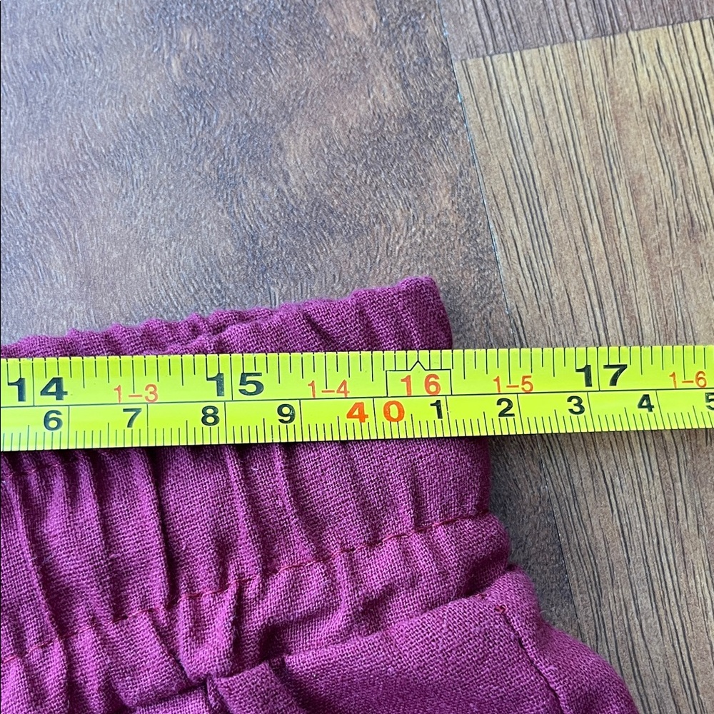 2 new Amazon Burgundy and Tan Drawstring Pants - Picture 8 of 16
